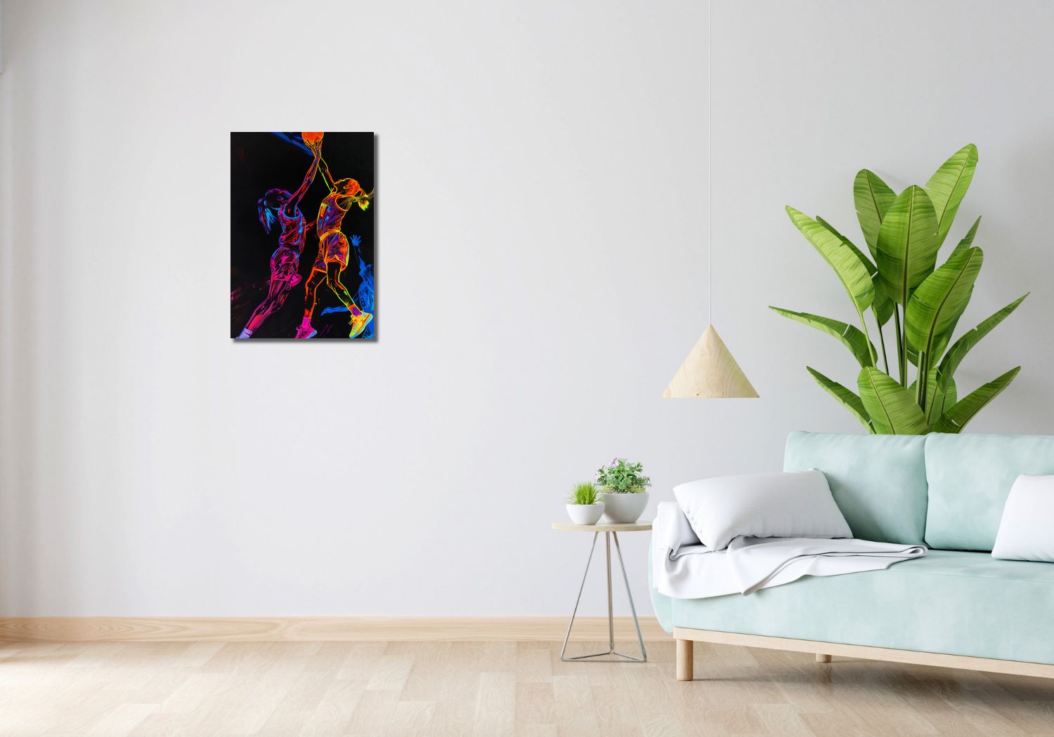 Obraz 40x60cm Mecz W Kosza