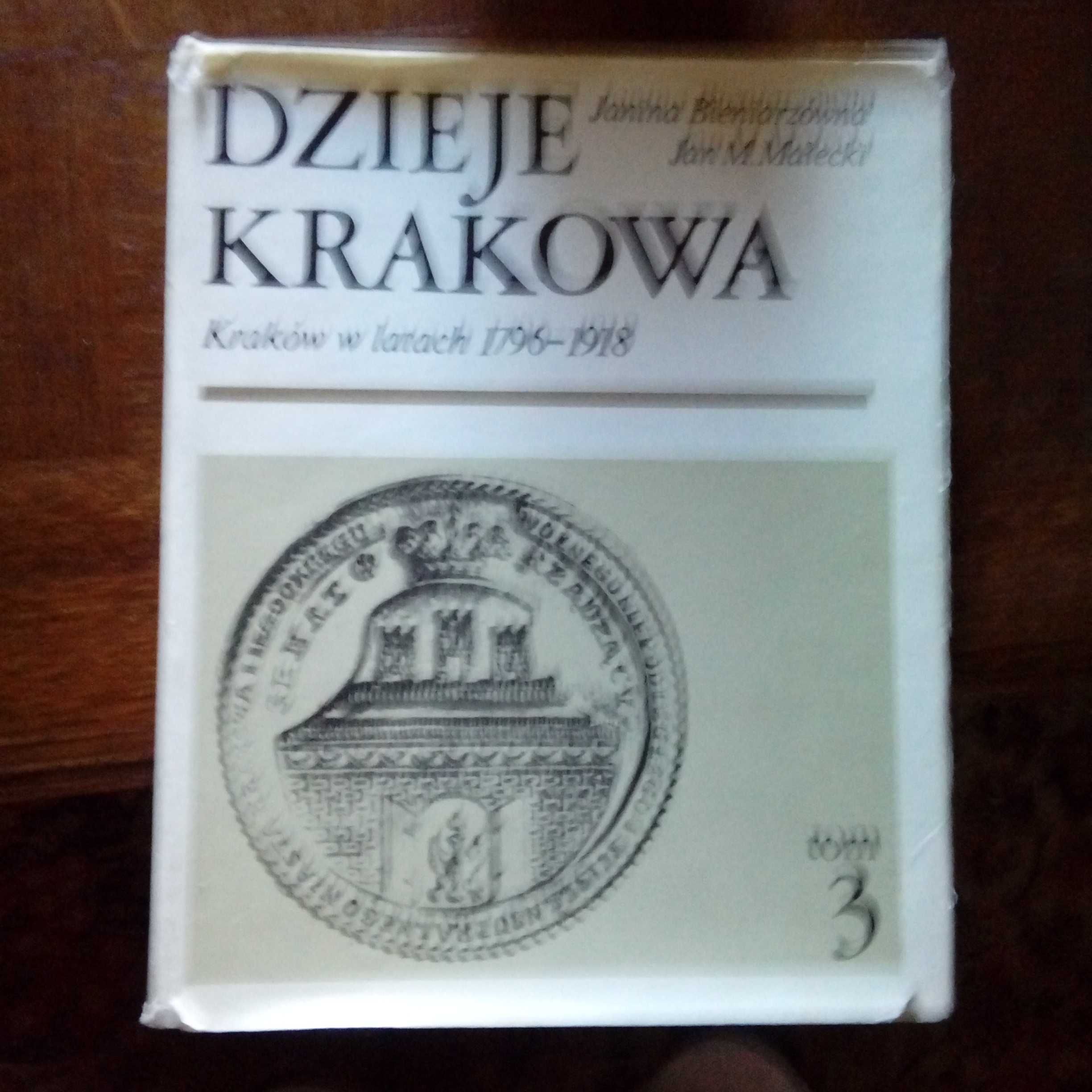 Bieniarzówna Małecki Dzieje Krakowa tom 3
