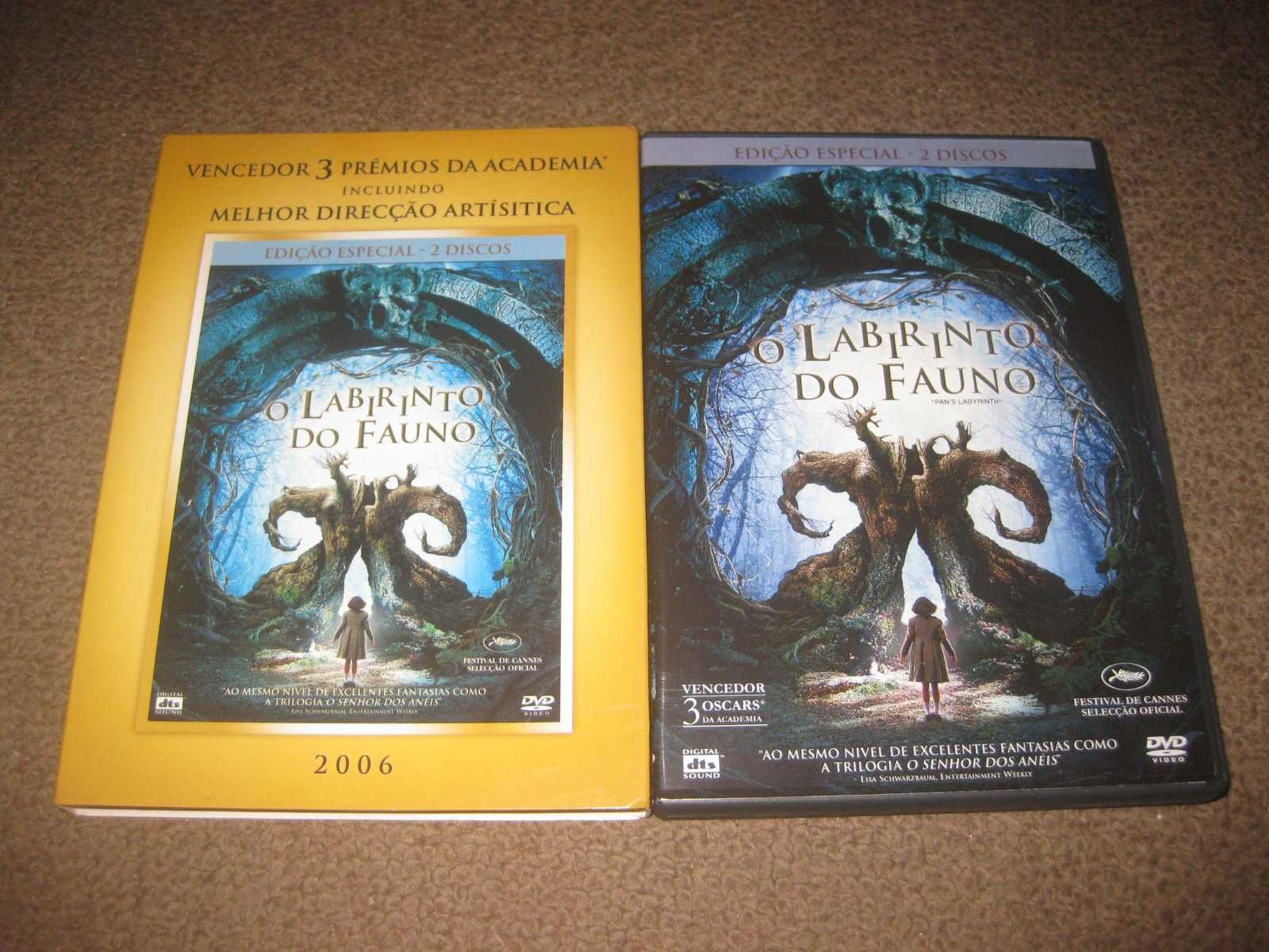 "O Labirinto do Fauno" Edição Especial 2 DVDs/Slidepack!
