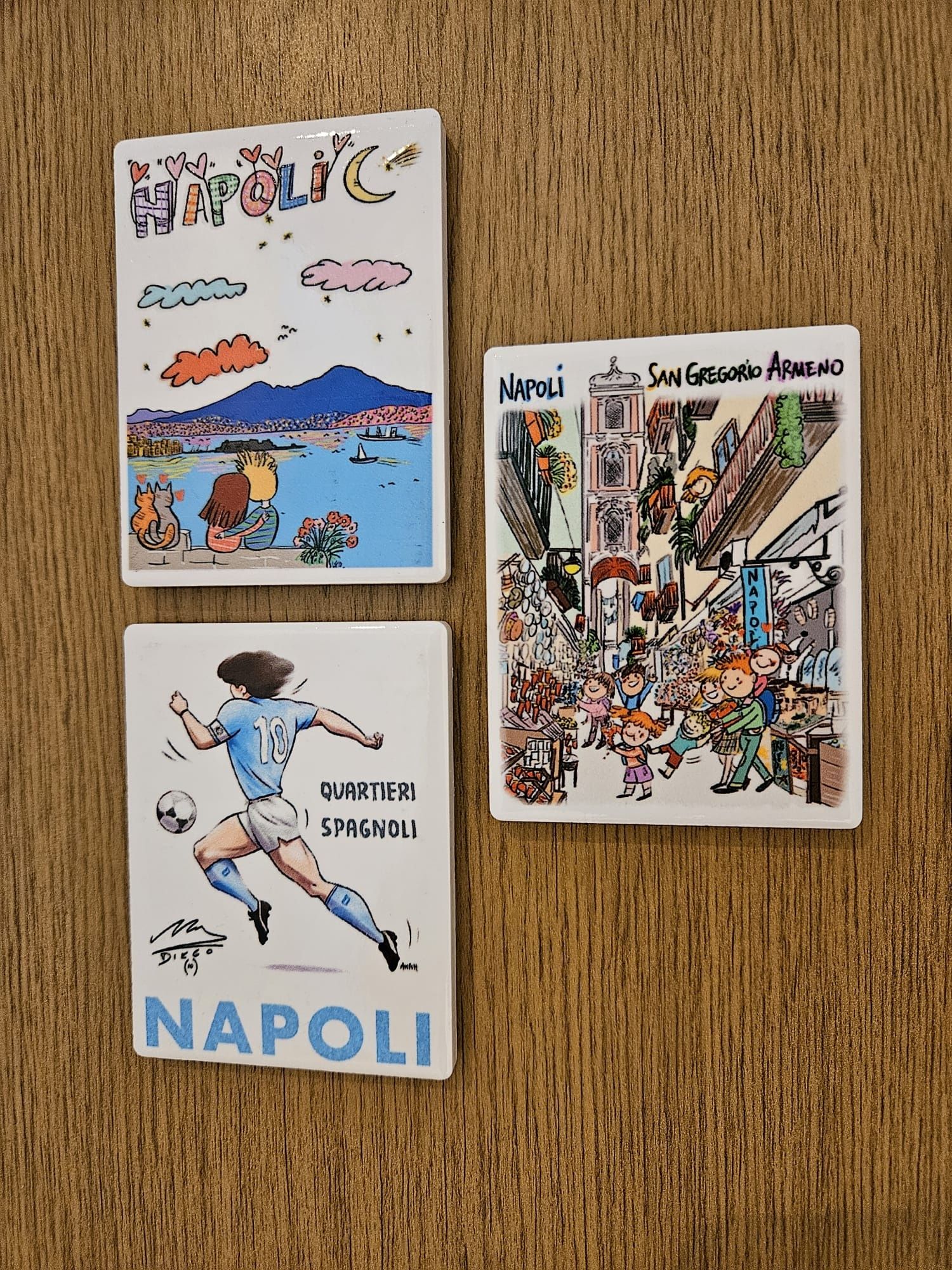 Magnesy na lodówkę Neapol - Napoli Maradona