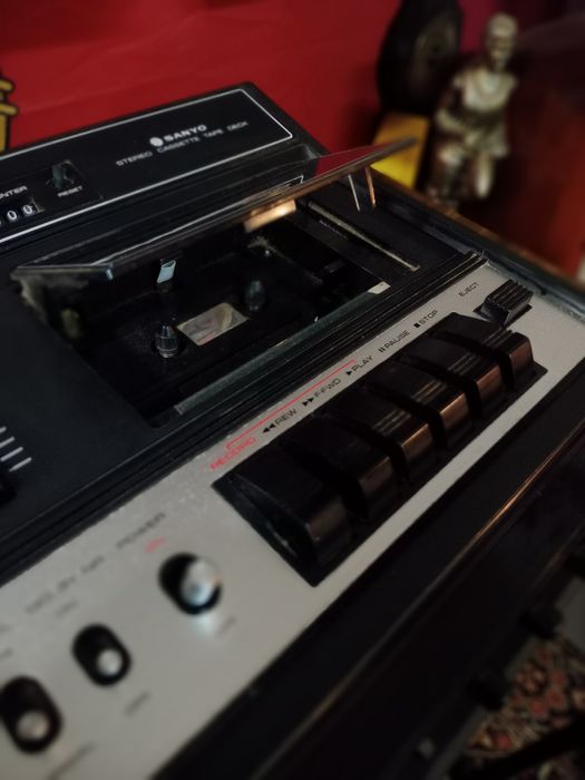 vendo leitor/gravador de k7 sanyo