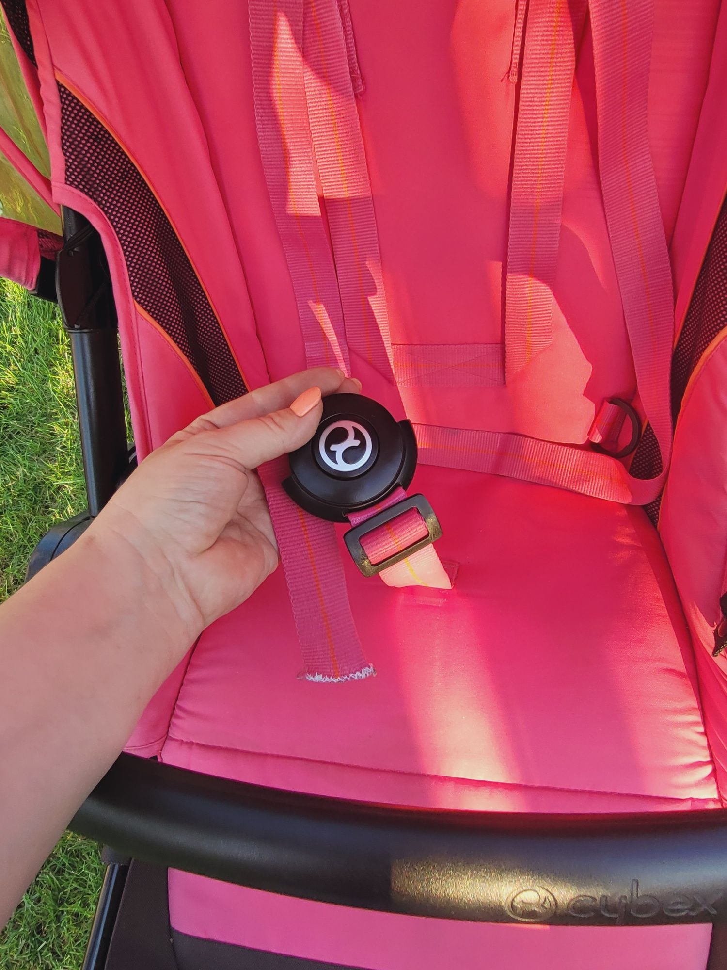 Różowy wozek Cybex Balios M