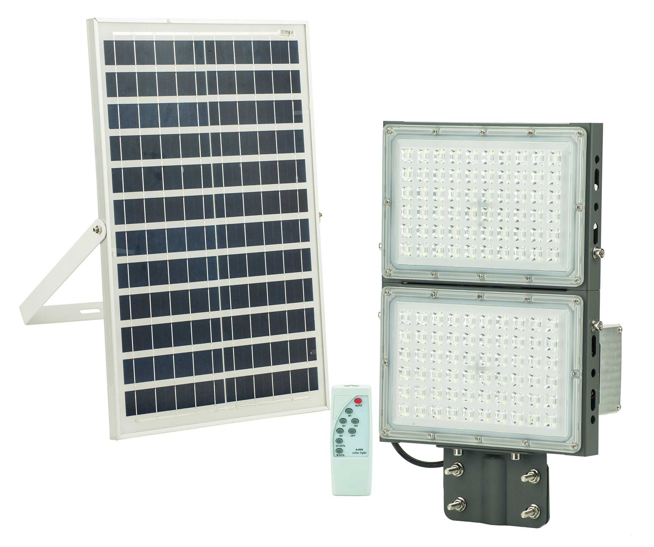 Przemysłowa Lampa Uliczna LED Latarnia z Panelem solarnym 120W