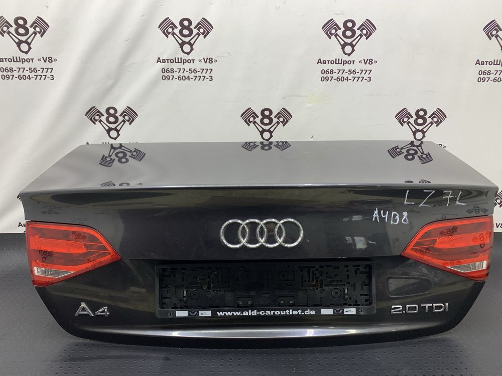 Кришка багажника Audi A4 B8 LZ7L ауді а4 б8