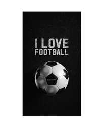 Plakat poster 100x70cm I Love Football Lewandowski Mbappe Messi