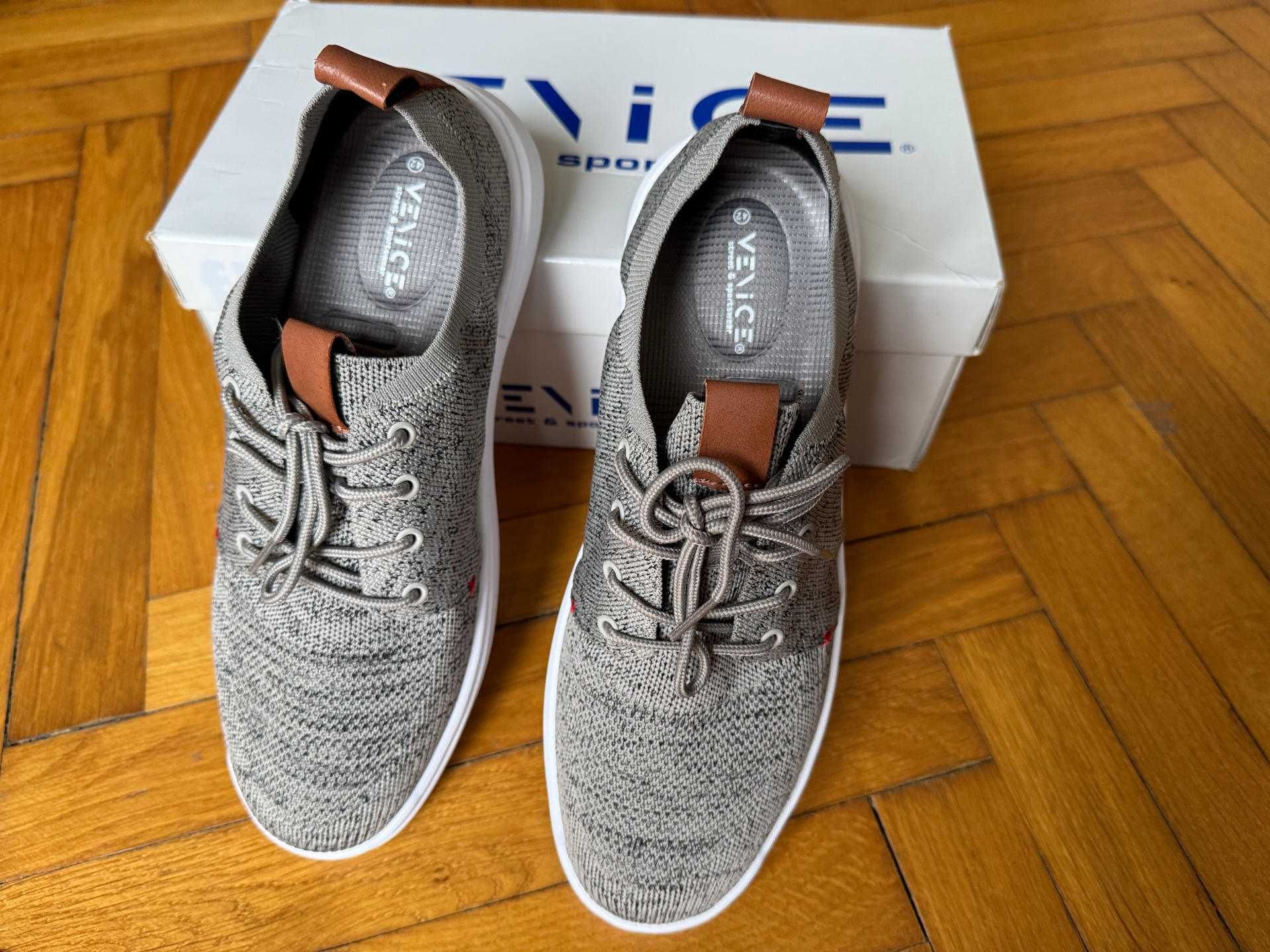 Trampki Sneakersy Nowe buty Deichmann męskie szare Venice