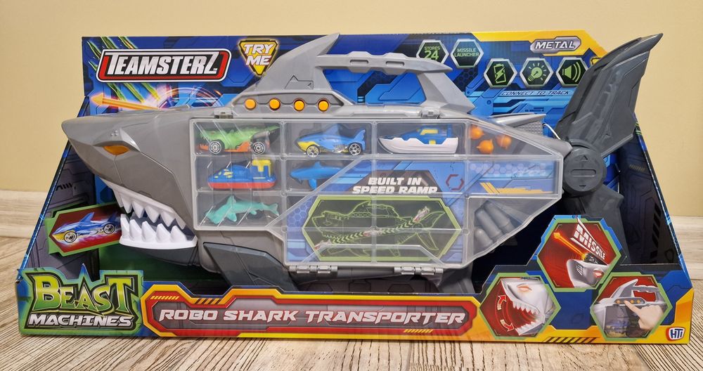 Ігровий набір Teamsterz "Robo shark transporter"