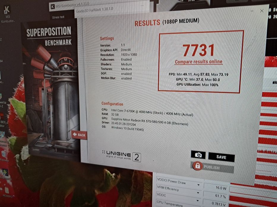 Видеокарта Asus Radeon RX 570 OC Expedition 4Gb холодные пломба и др