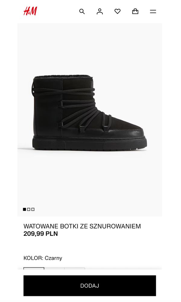 H&M Buty Emu 35 śniegowce botki