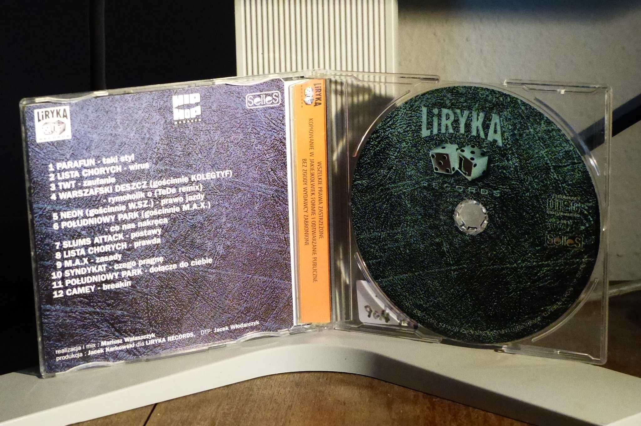 CD Liryka Records Selles Slums Attack Warszafski Deszcz Camey Syndykat