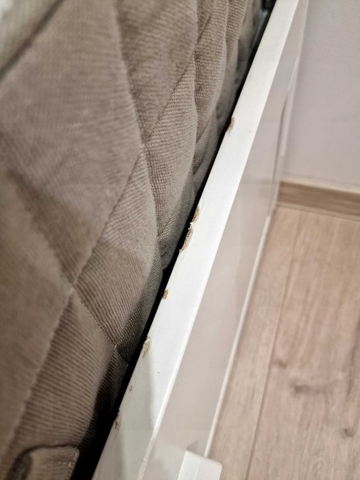 Łóżko/ leżanka IKEA BRIMNES- 2 szuflady , 1 materac. 80x200