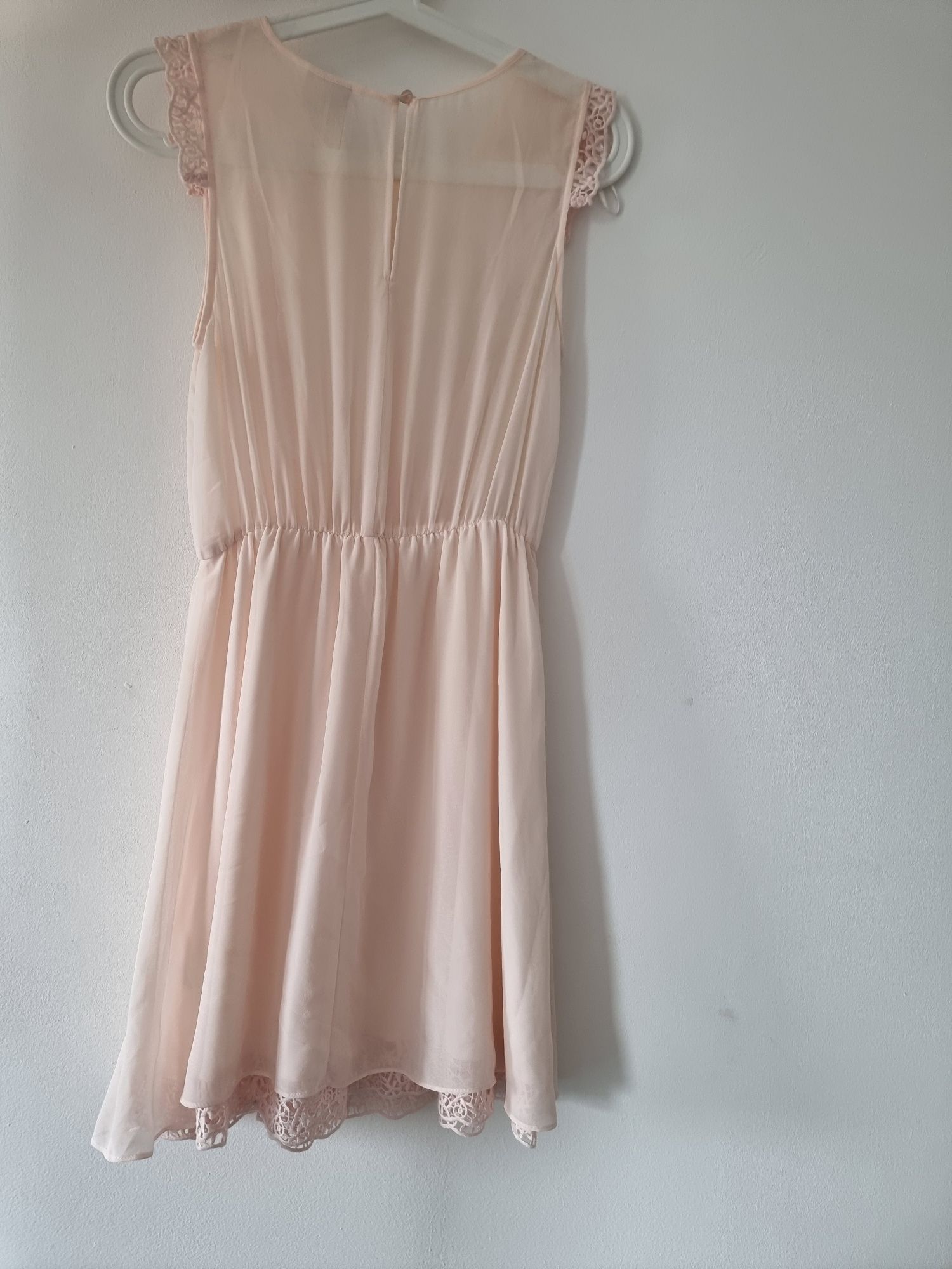 Letnia pastelowa lekka sukienka 34 H&M