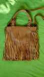 Torebka/Boho/Frędzle/Camel