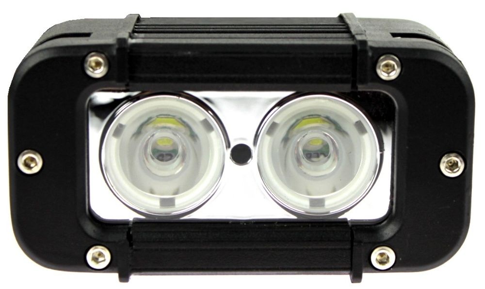 Lampa robocza 2 LED 20W 12-24V halogen prostokątna