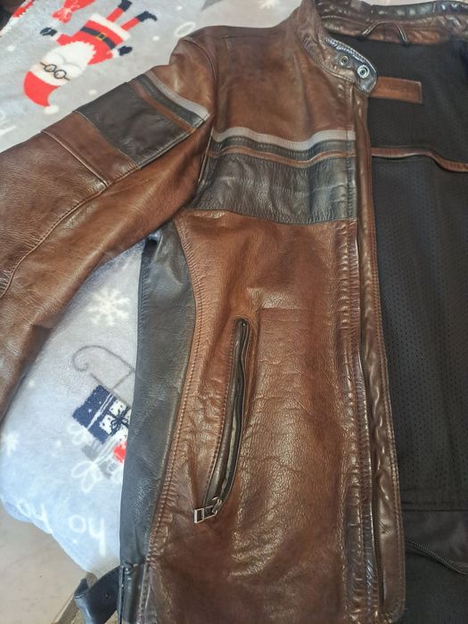 Blusão Dainese castanho n°52 tamanho