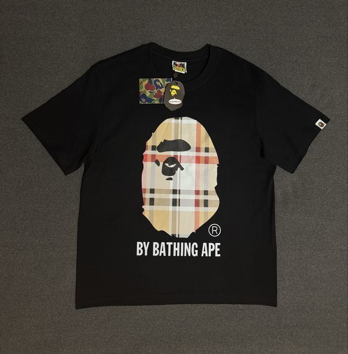 Bape x Burberry tee/ футболка бейп барбері
