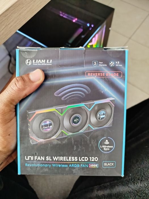 Troca Lian Li SL120 LCD