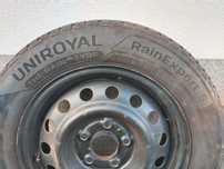 komplet 4 opon letnich Uniroyal z felgami stalowymi do Hyundai i30