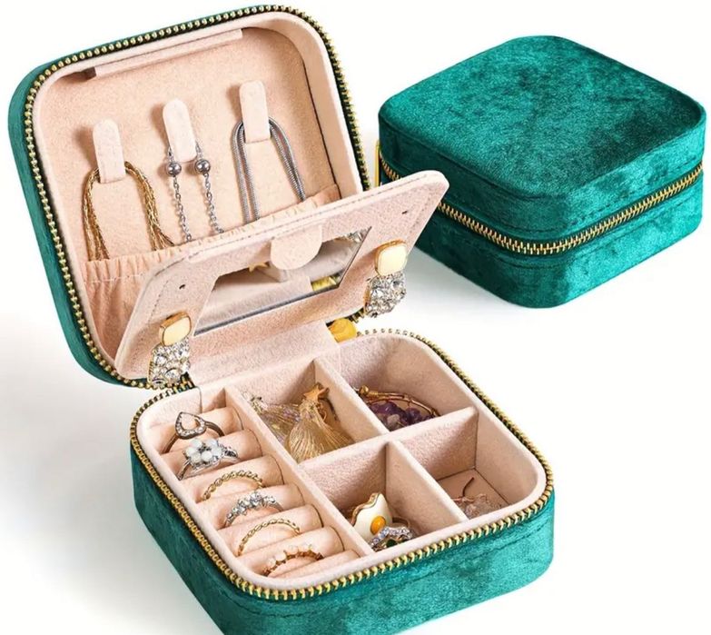 Porta joias aveludado