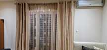 Cortinados de tecido e confecção de alta qualidade (argolas e calha)