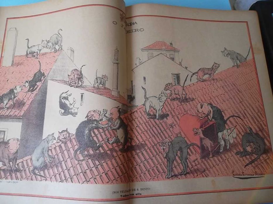 "A Paródia" , Raphael Bordallo Pinheiro, anos 1901 e 1902 completos.