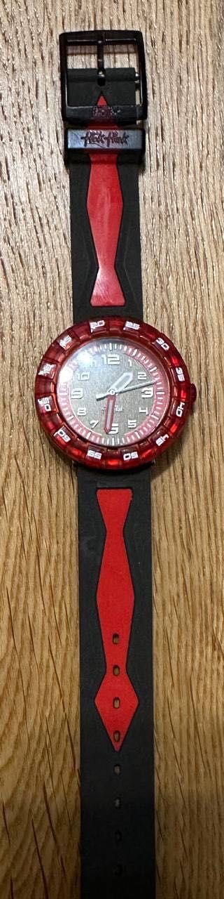 Дитячий наручний годинник Flick Flak x SWATCH Get It in Red WATCH