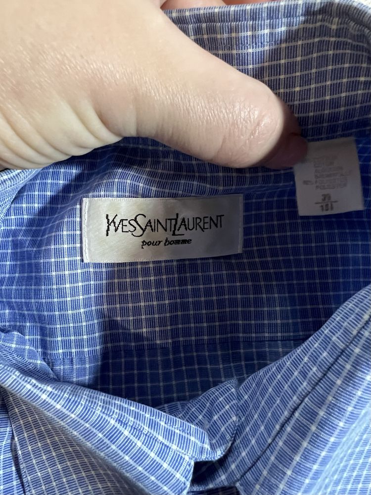 Чоловіча стильна сорочка рубашка Yves Saint Laurent оригінал