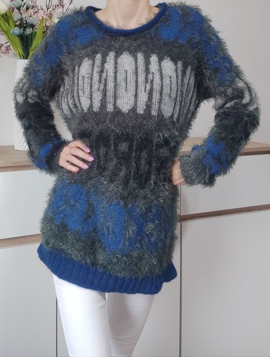 Only sweter oversize luzny włochacz ciepły zimowy  l 40