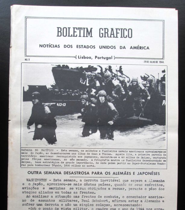 Boletim - EUA julho de 1944