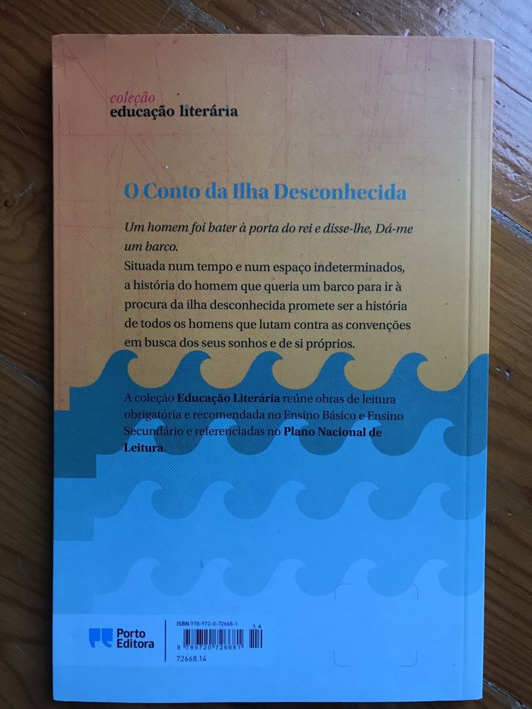 Livro O Conto da Ilha Desconhecida de José Saramago