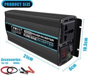 Якісний інвертор з 12в на 220в, чистий синус, 1800W пік, 800W постійна