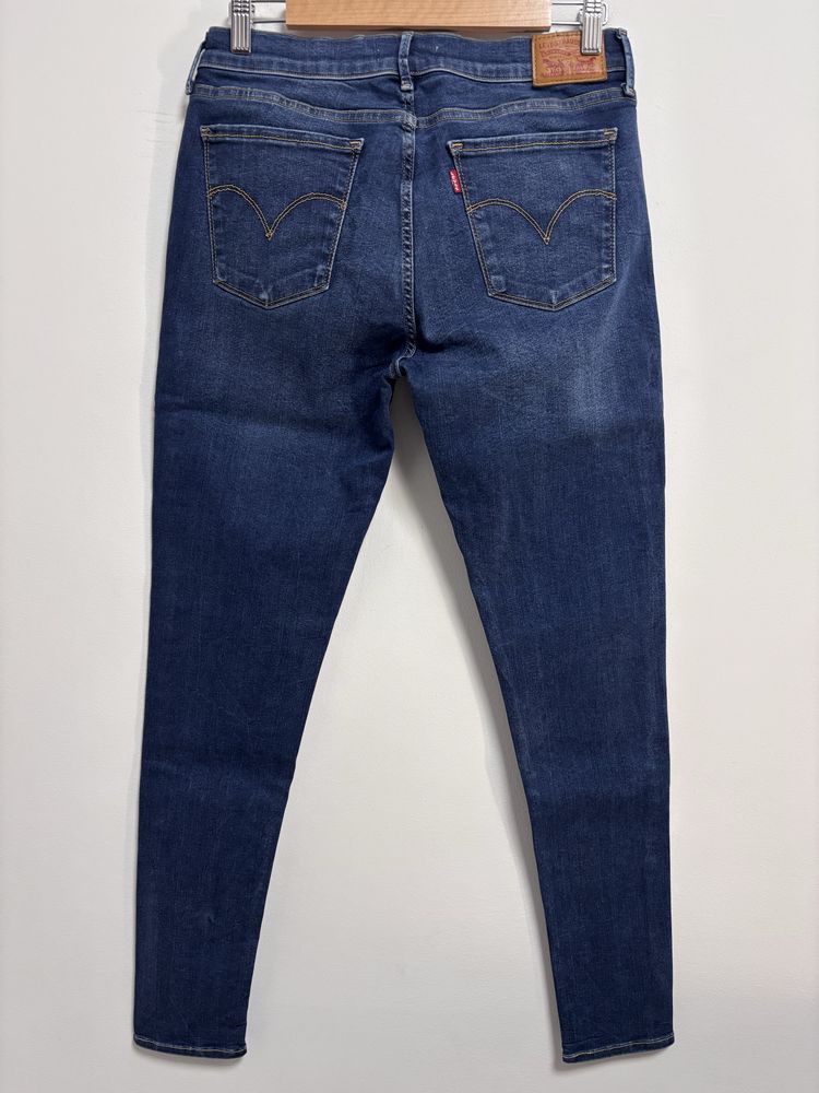Damskie Levi’s 710 Super Skinny W31 L30 elastyczne granatowe