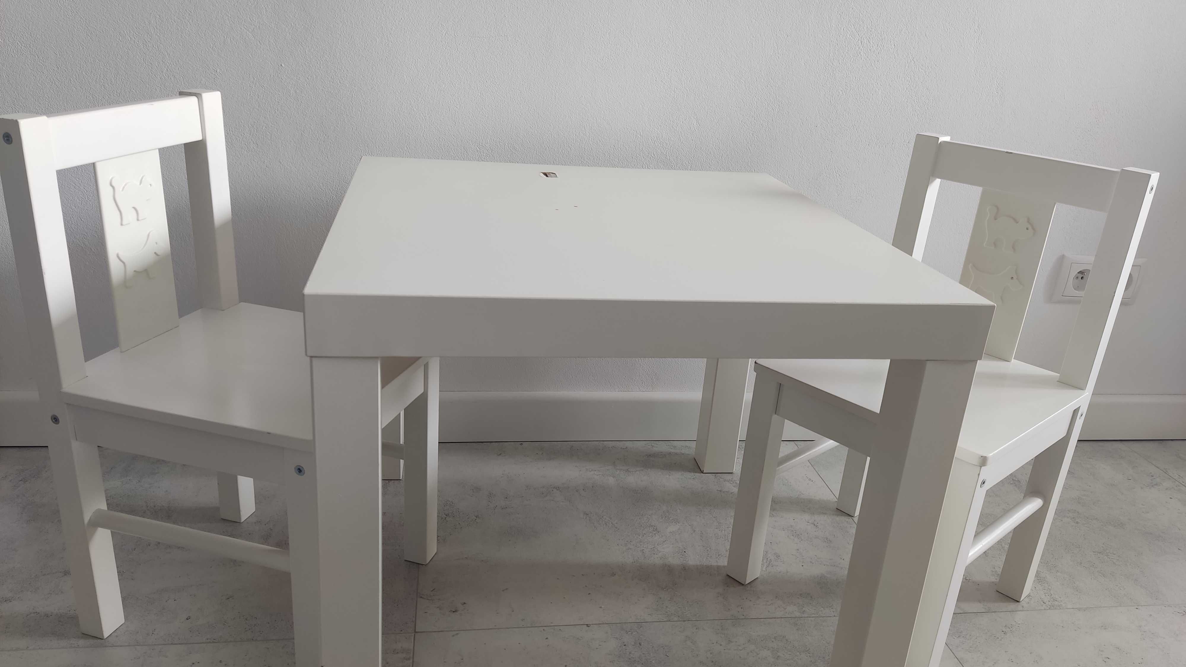 Zestaw stół+ krzesełka KRITTER IKEA