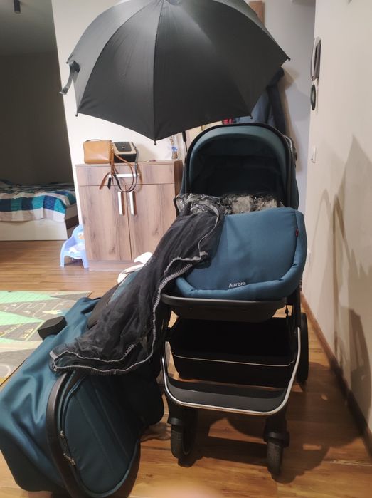 Коляска дитяча 2в1 CARRELLO Aurora NEW CRL-6505, Ocean Blue