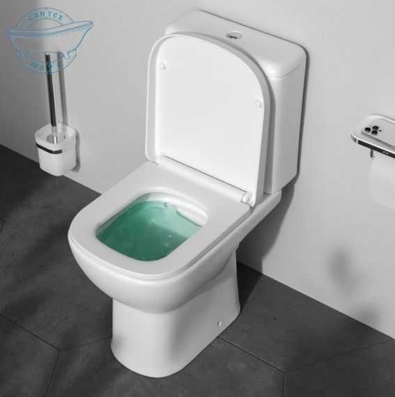 Унітаз підлоговий Am.Pm Sunny AquaSpin CLA8900SC з бачком і сидінням