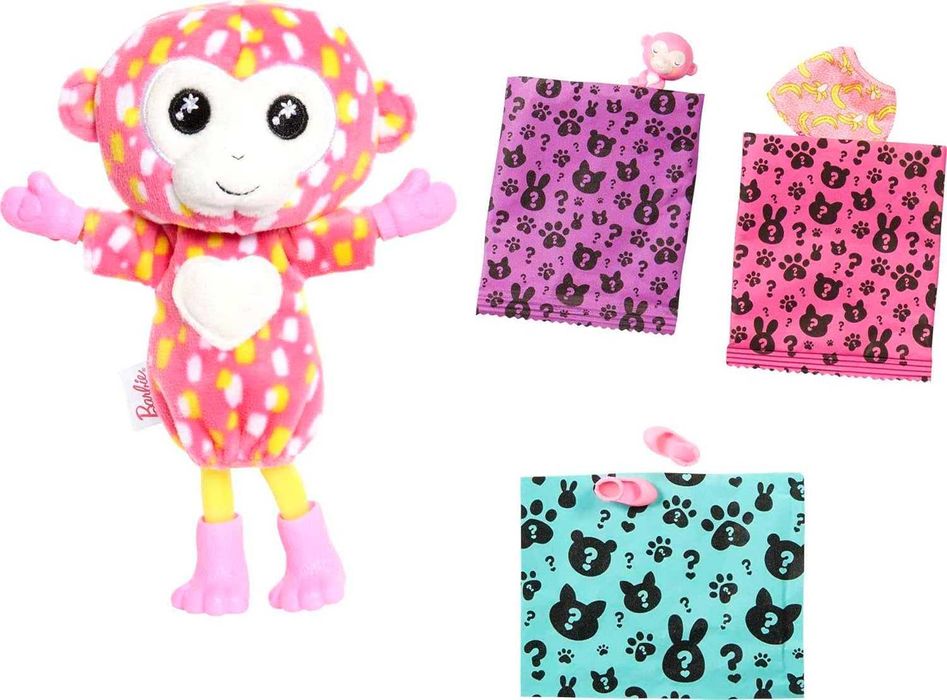 Лялька Barbie Small Мавпочка Cutie Reveal Monkey Plush Costume