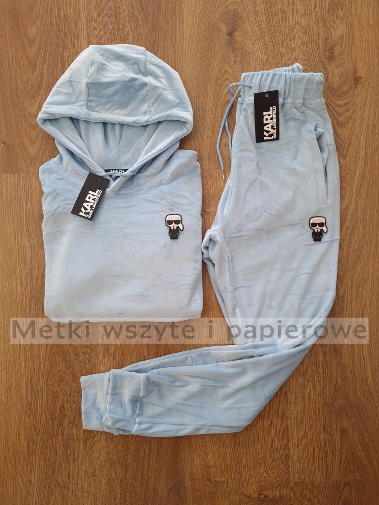 KARL LAGERFELD dres damskie welur s-xl nowy