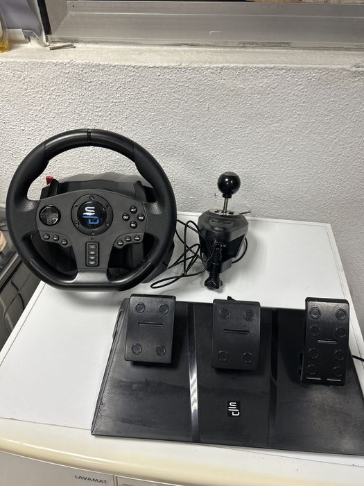 Superdrive gs 850X Volante+Pedal+Marcha PS4 XBOX PC