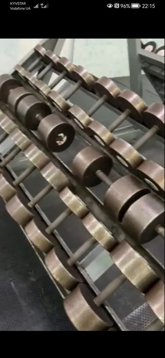 Гантельна горка 0.5-10кг, гантельний ряд металевий 12-35 кг