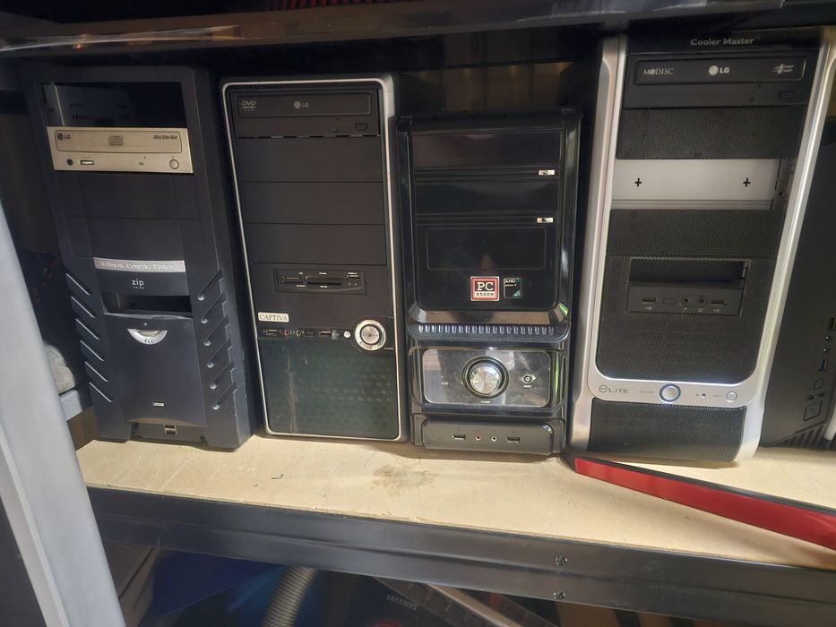 Komputery stacjonarne, monitory etc