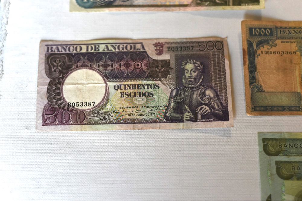 Notas Antigas Banco de Angola