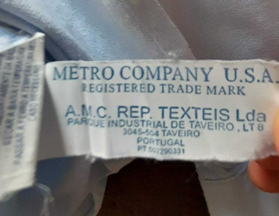 Camisa azul criança Metro Company, excelente estado. 15€