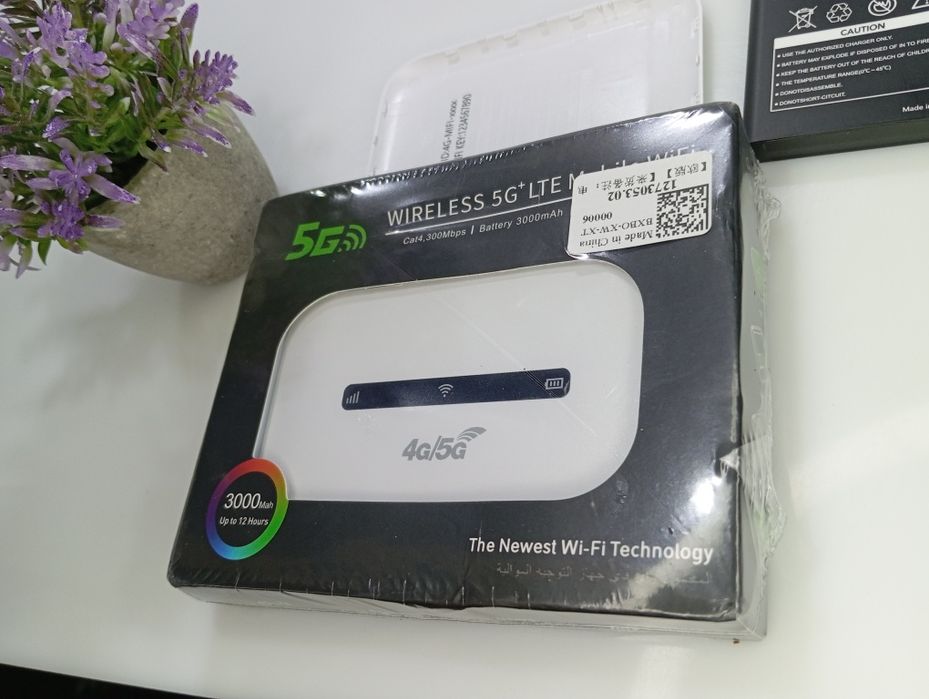 ‼️Портативний модем M6 з LED-дисплеєм 4G LTE роутер 3000mAh 300Mbps ‼️