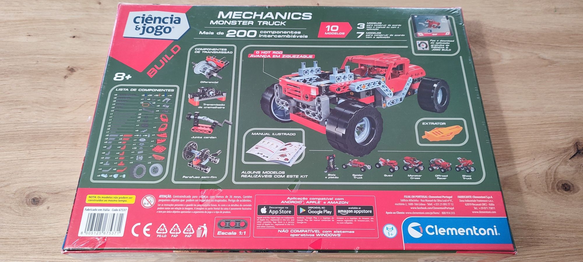 Laboratório de Mecânica Clementoni Monster truck NOVO