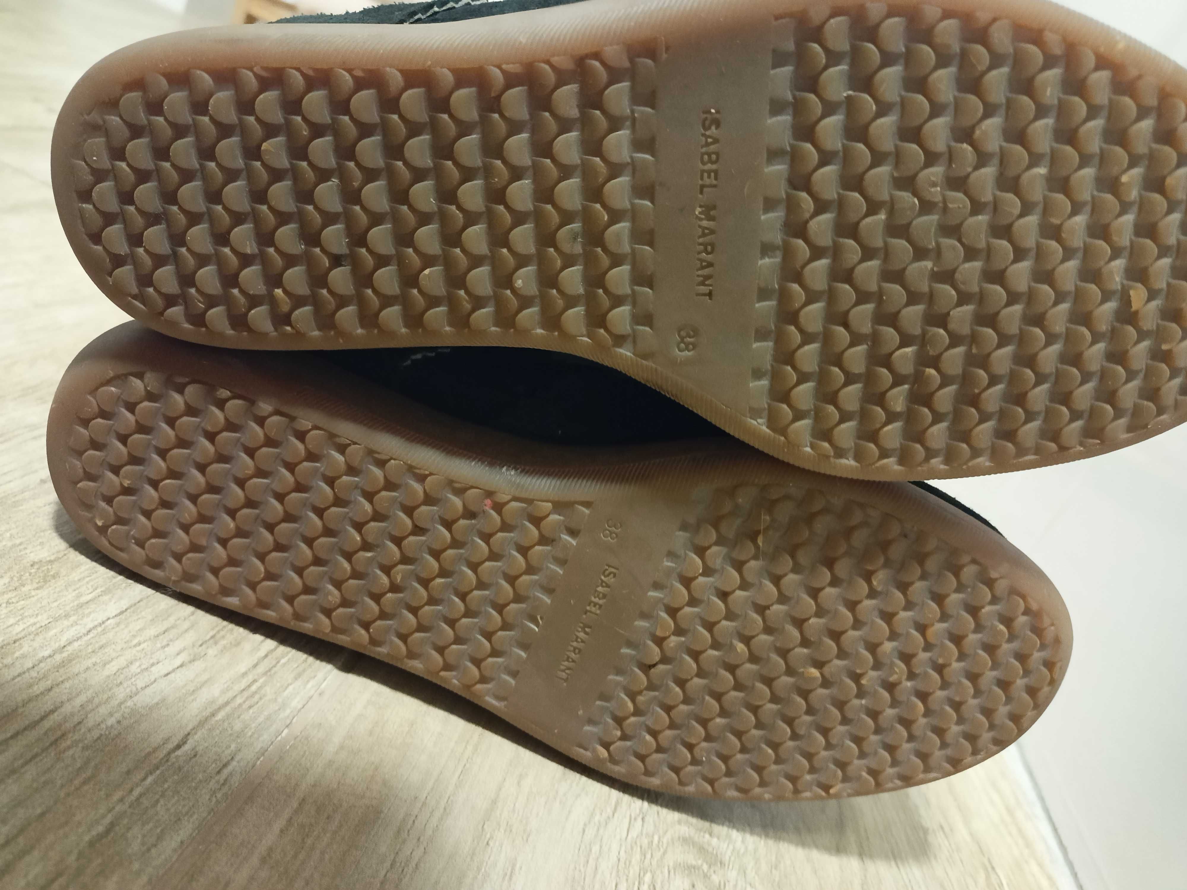 Buty sneakersy na koturnie Isabel Marant bobby