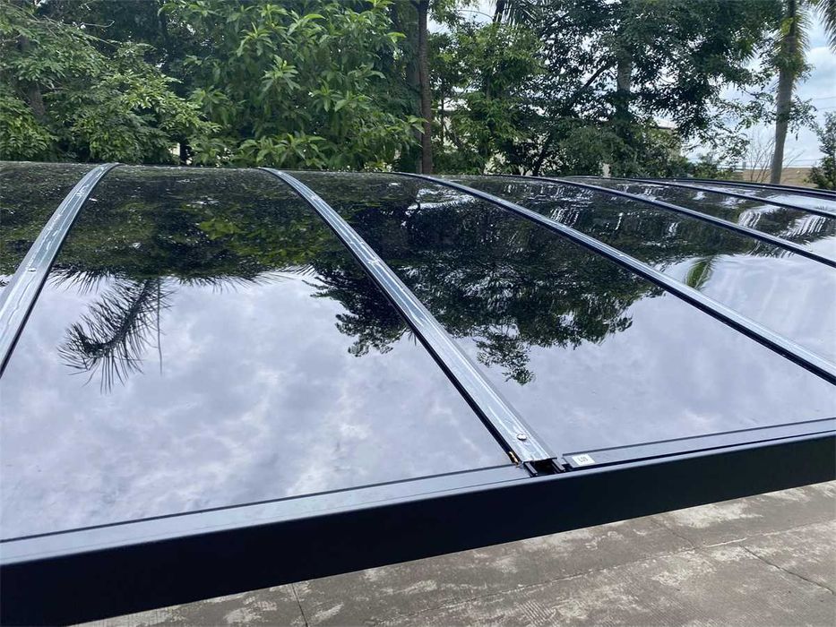 Wiata samochodowa garażowa 3x5,5 m Carport aluminium na jeden samochód