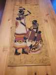 Obraz malunek na tkaninie, 88x38, Kenia