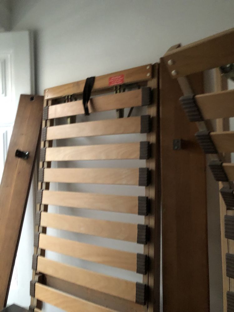 Cama com estrado articulavel manual cabeceira e pes