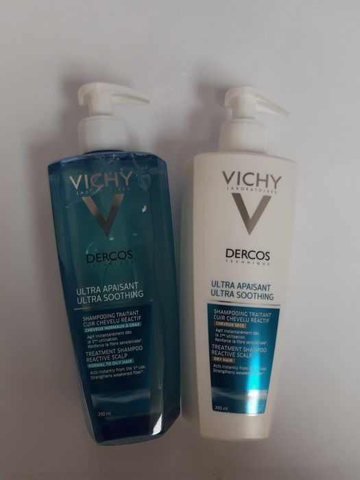 Vichy dercos szampon ultrakojący 390ml Nowy