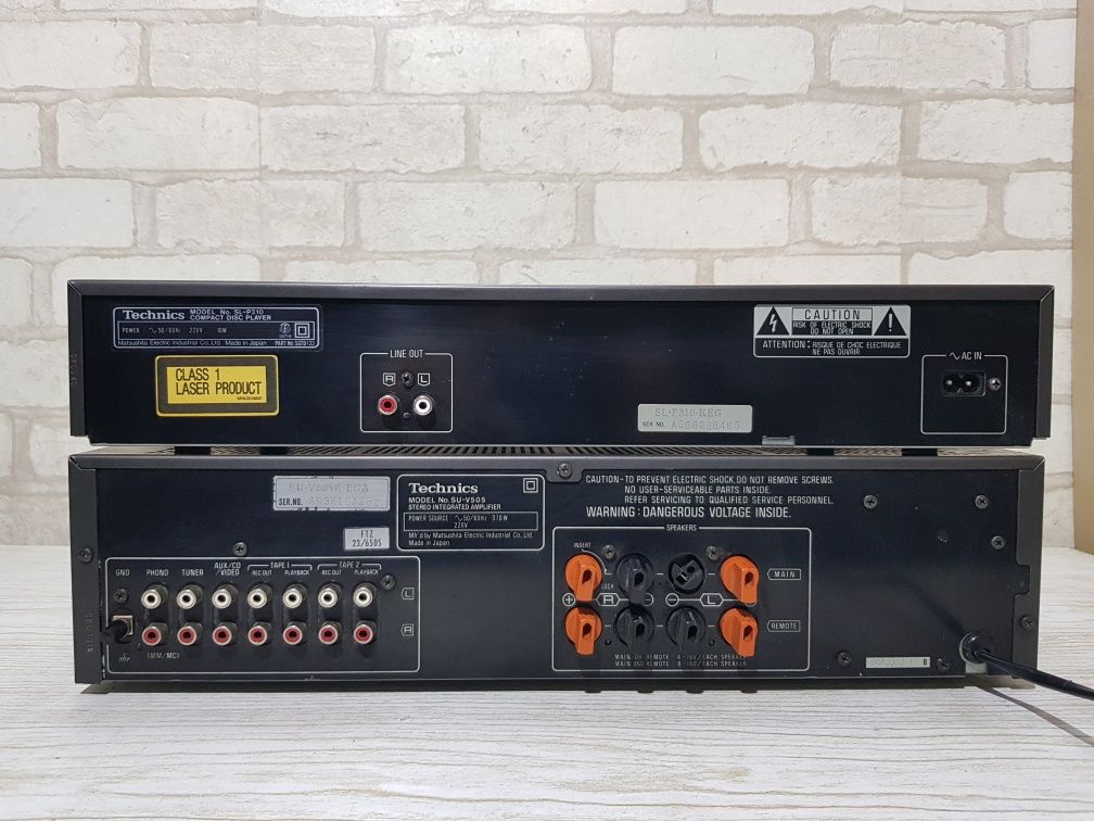 Пульт!Стійка підсилювач/CD програвач  Technics SU V 505/SL-P 310